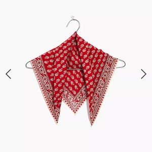 Madewell Bandana / Scarf in Tropical Coral